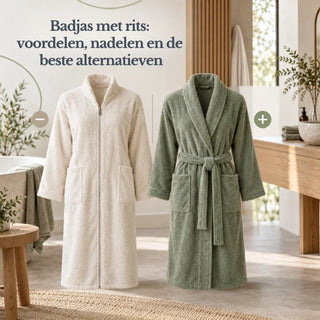Badjas met rits: voordelen, nadelen en de beste alternatieven