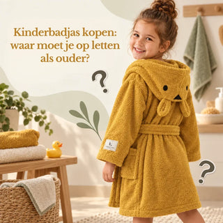 Kinderbadjas kopen: waar moet je op letten als ouder?