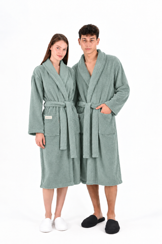 Sorena Unisex Badjas | Mint Groen