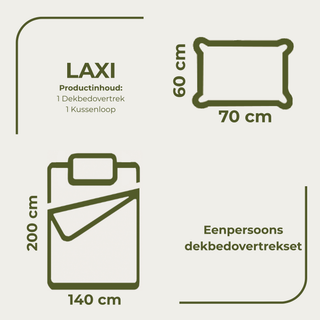 Lexi | Grey | Dekbedovertrekset