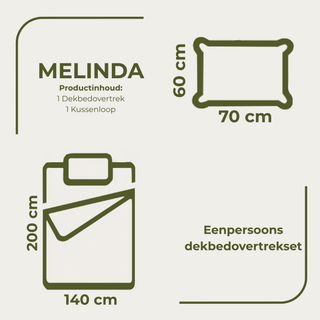 Melinda | Iris | Dekbedovertrekset