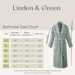 Sorena Unisex Badjas | Mint Groen