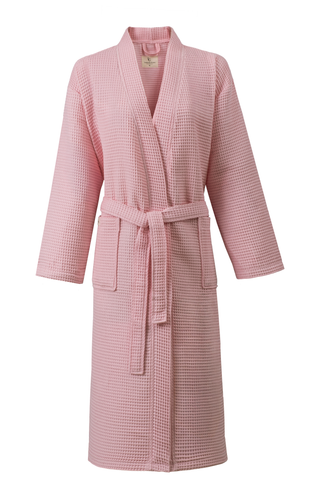 Aurelia Wafel Unisex Badjas | Pink