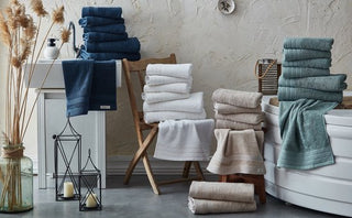 Badhanddoekset Soft Cotton | 4 stuks | 70x140 cm | Zwart