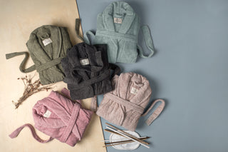 Sorena Unisex Badjas | Stone