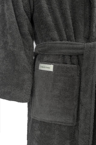 Sorena  Unisex Badjas | Antraciet