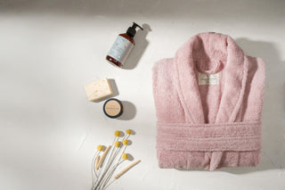 Sorena Unisex Badjas | Rose