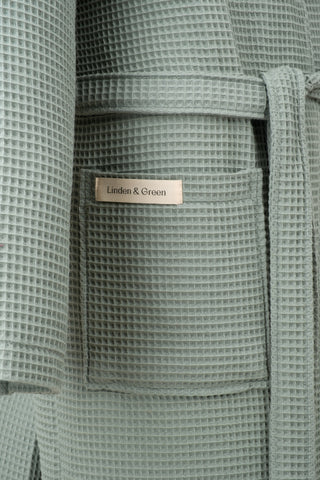 Aurelia Wafel Unisex Badjas | Groen