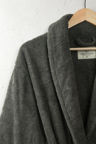 Sorena  Unisex Badjas | Antraciet