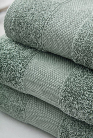 10 Stuks Handdoekset Soft Cotton | 50x100 Cm | Vintage Groen