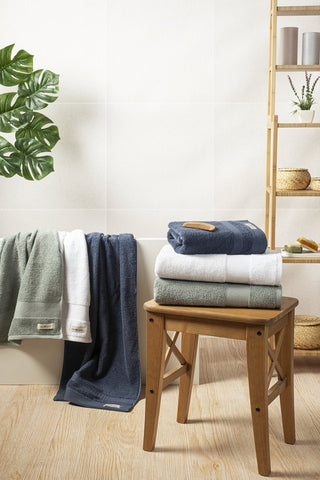 Badhanddoekset Soft Cotton | 6 stuks | 70x140 cm | Vintage Groen